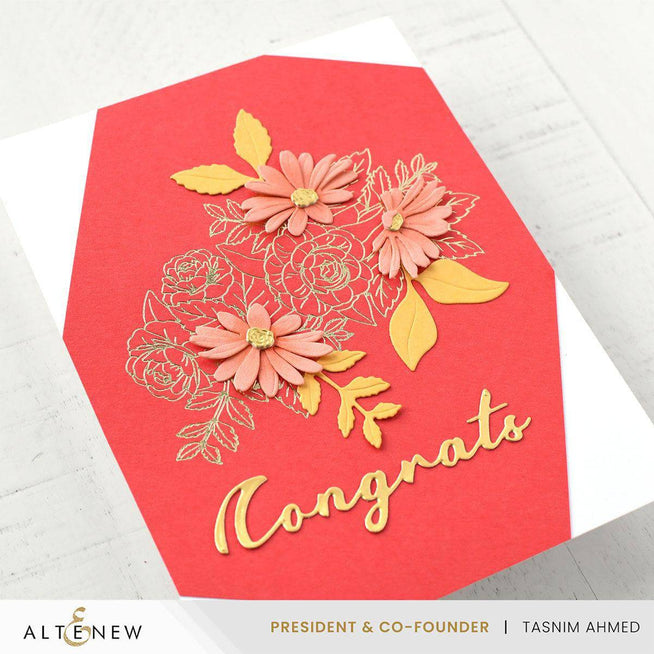 Altenew Crafty Necessities Warm Sunshine cardstock, 10 sheets of vibrant yellow paper for crafting and card making projects.