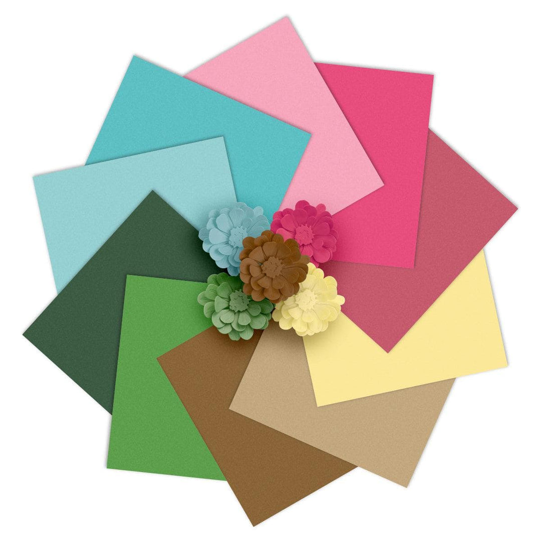 Crafty Necessities: Whimsical Garden Multi-color Cardstock Pack (10 sheets/set)