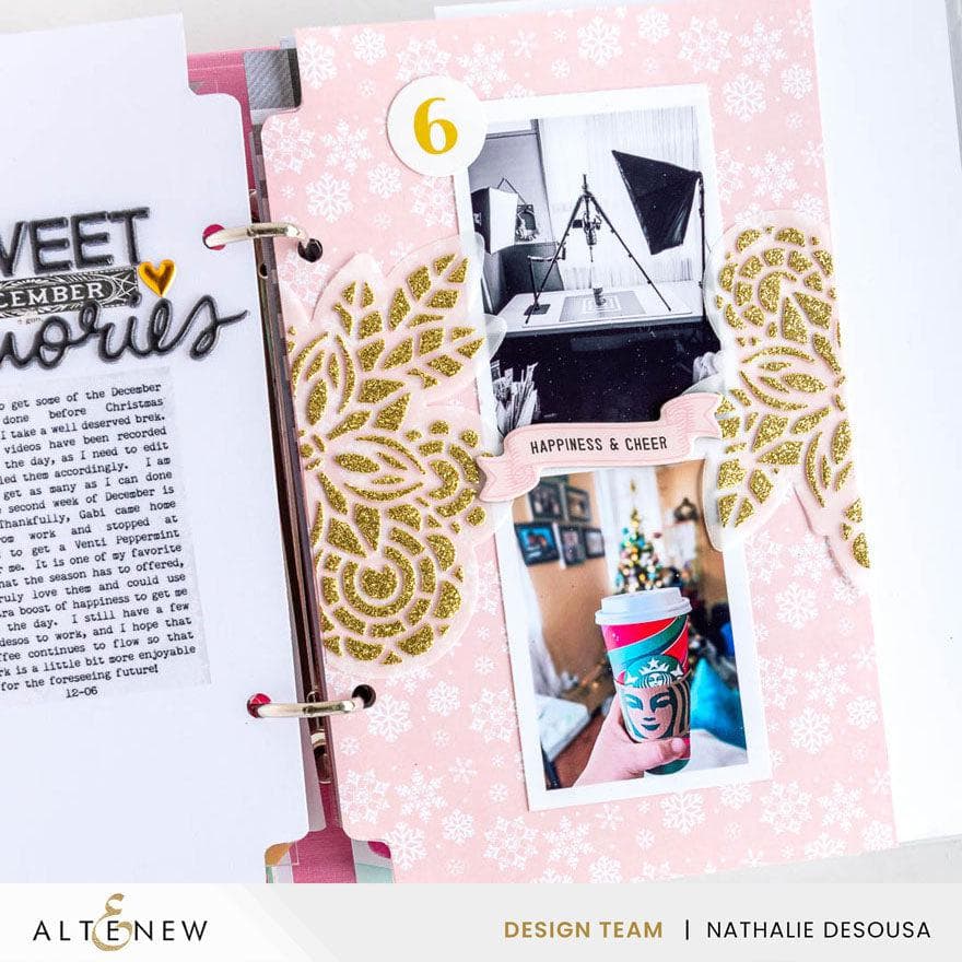 Glitter Cardstock Set - Citrine (8.5x11, 10 sheets)