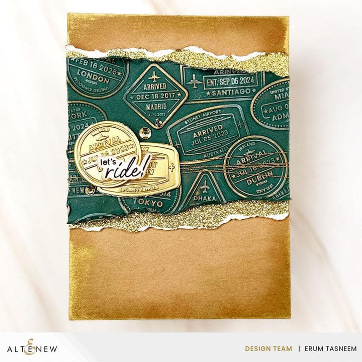 Glitter Cardstock Set - Citrine (8.5x11, 10 sheets)