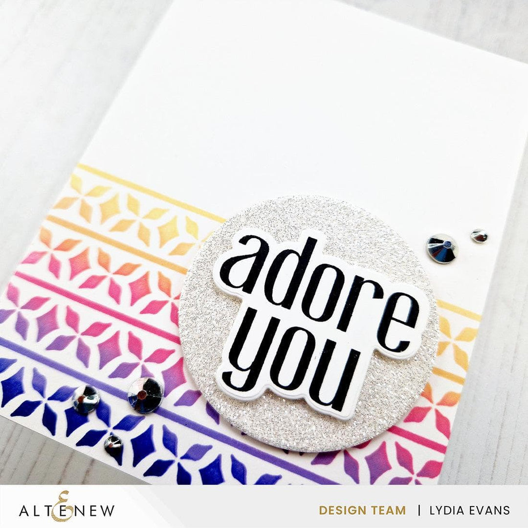 Glitter Cardstock Set - Moonstone (8.5x11, 10 sheets)