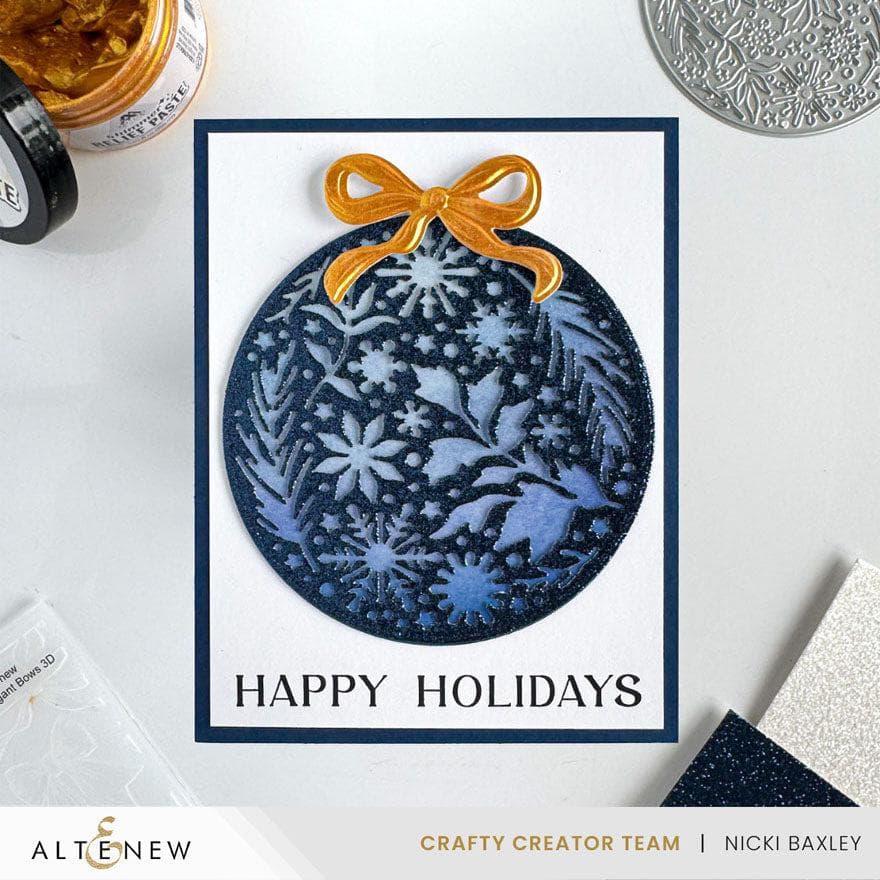 Glitter Cardstock Set - Sapphire (8.5x11, 10 sheets)