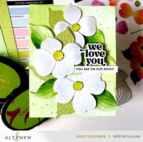 Part A-Glitz Art Craft Co.,LTD Cardstock Glitter Gradient Cardstock Set - Fairy Dust (6 Colors, 24 sheets)