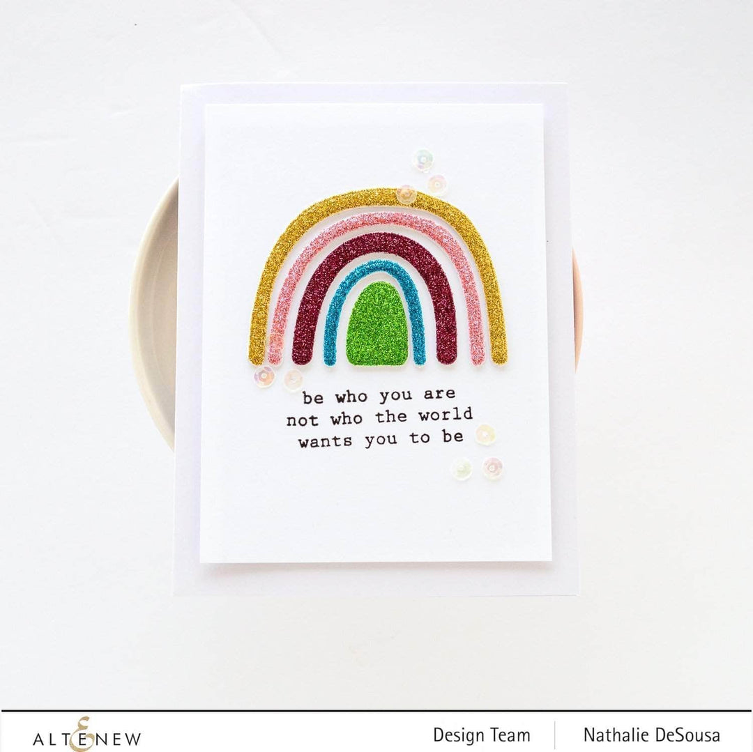 Part A-Glitz Art Craft Co.,LTD Cardstock Glitter Gradient Cardstock Set - Forest Canopy