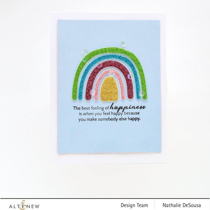 Part A-Glitz Art Craft Co.,LTD Cardstock Glitter Gradient Cardstock Set - Forest Canopy