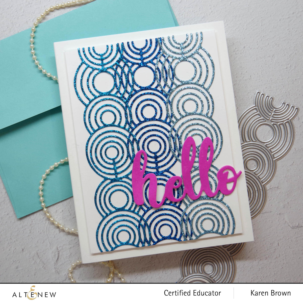 Glitter Gradient Cardstock Set - Ocean Reflection | Altenew
