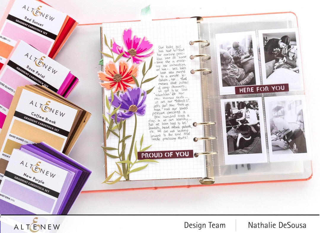 EXP Factors Cardstock Gradient Cardstock Set - Coffee Break