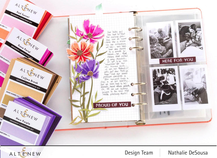 EXP Factors Cardstock Gradient Cardstock Set - Coffee Break