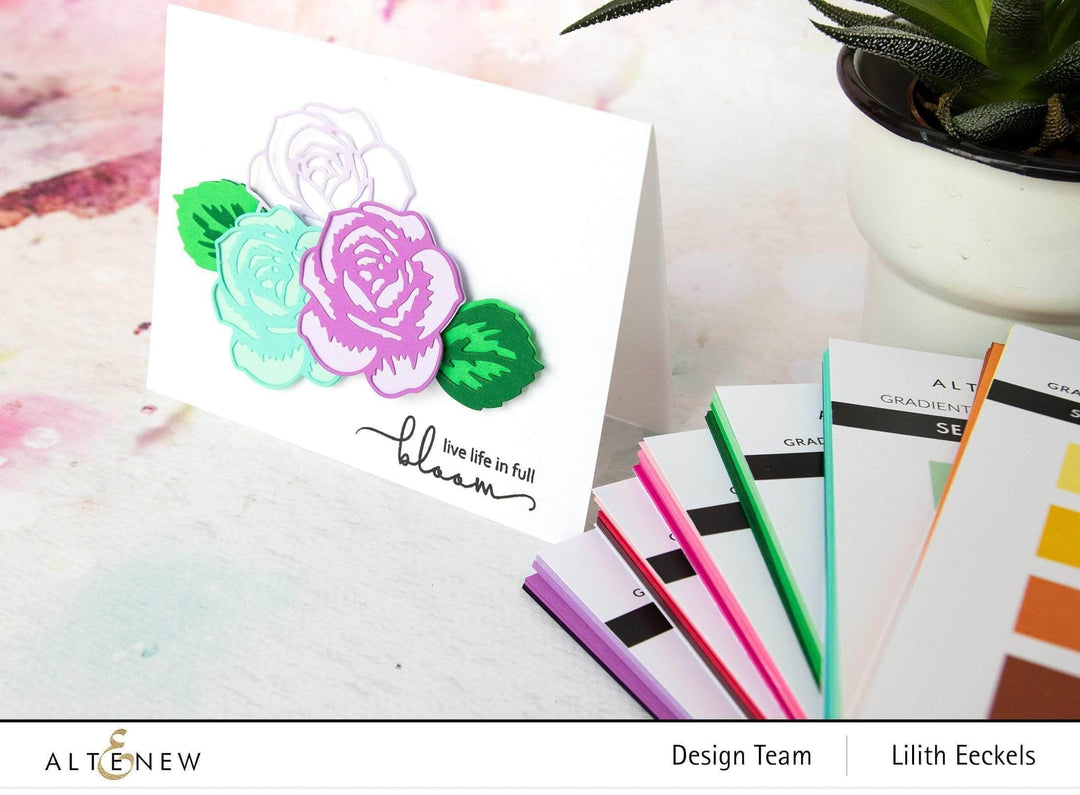 EXP Factors Cardstock Gradient Cardstock Set - Green Meadows