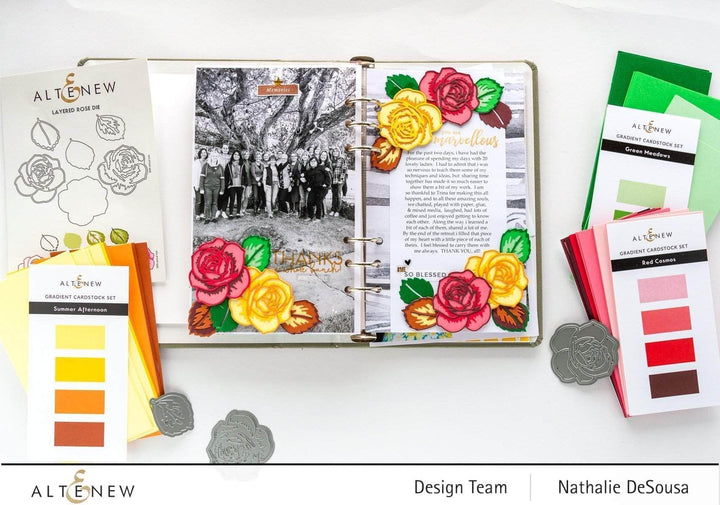 EXP Factors Cardstock Gradient Cardstock Set - Green Meadows