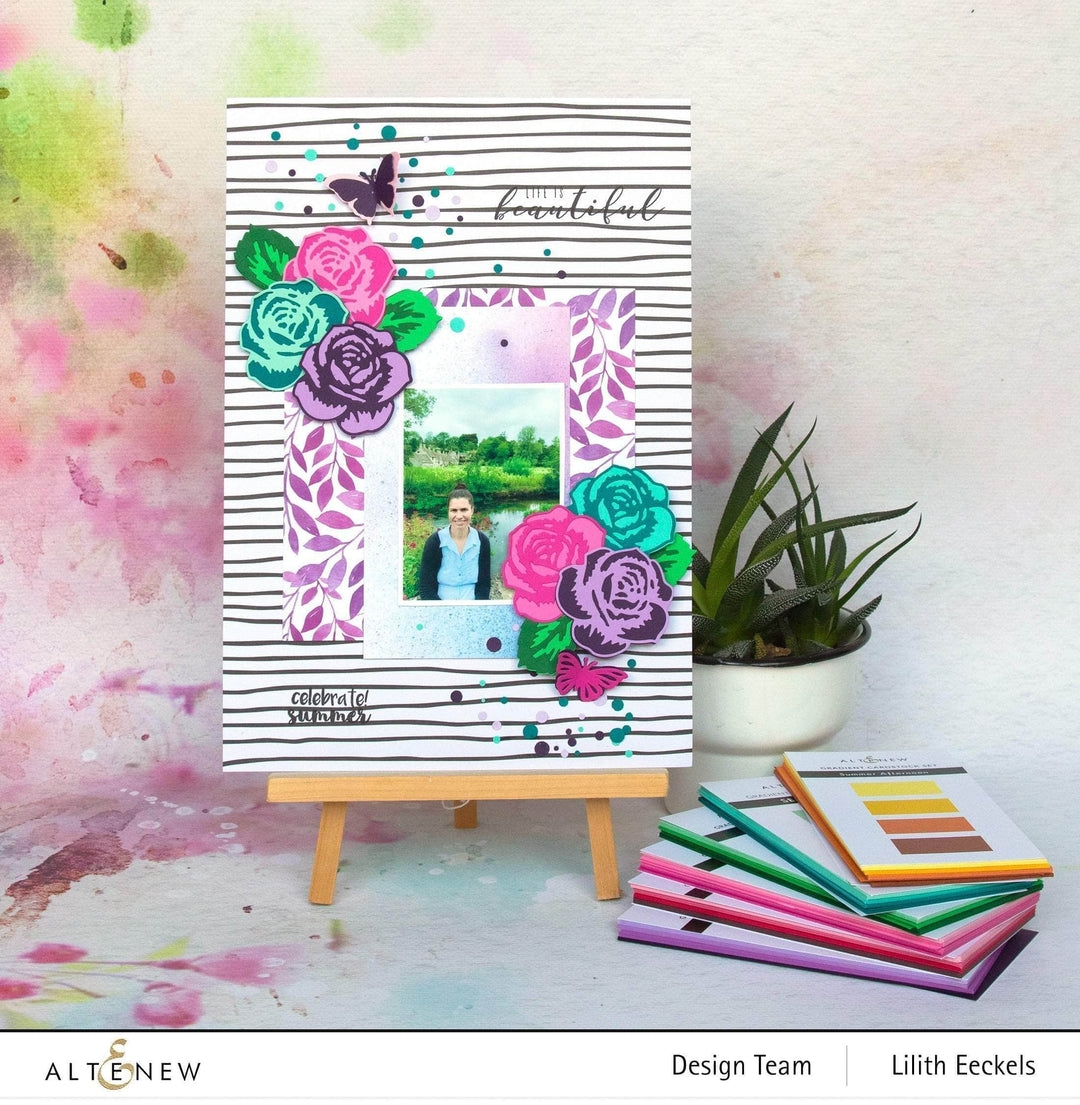 EXP Factors Cardstock Gradient Cardstock Set - Green Meadows