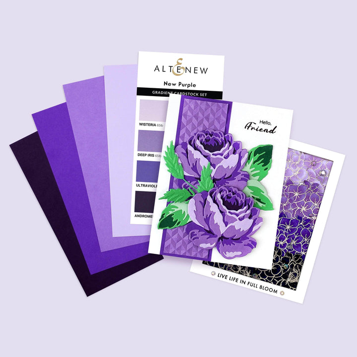 EXP Factors Cardstock Gradient Cardstock Set - New Purple