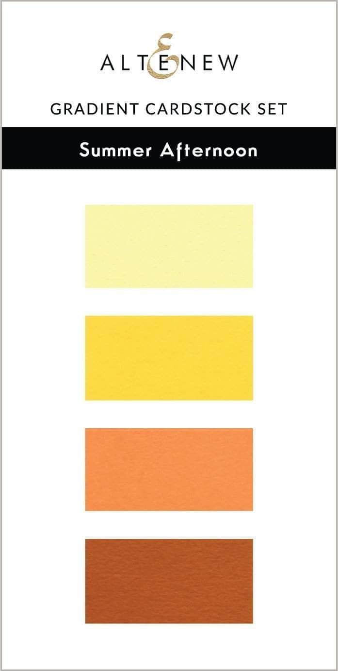 EXP Factors Cardstock Gradient Cardstock Set - Summer Afternoon