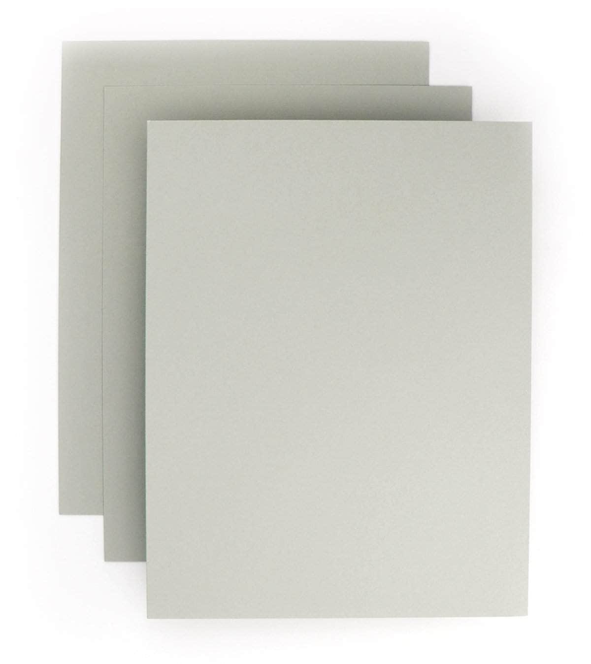 Announcement Converters Cardstock Real Gray Cardstock (10 sheets/set)