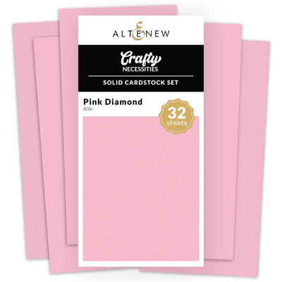Solid Cardstock Set - Pink Diamond (32 sheets/set)