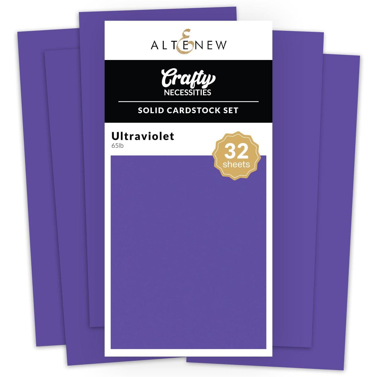 Solid Cardstock Set - Ultraviolet (32 sheets/set)