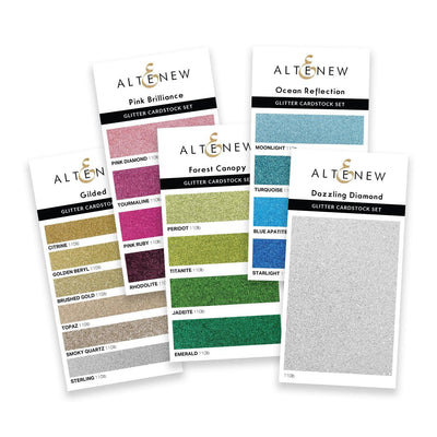 Sparkle & Dazzle Glitter Gradient Cardstock Bundle