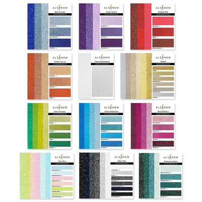 Sparkling Twilight and Sparkle & Dazzle Glitter Gradient Cardstock Bundle