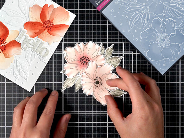 Add dimension with a high-quality 3D embossing folder