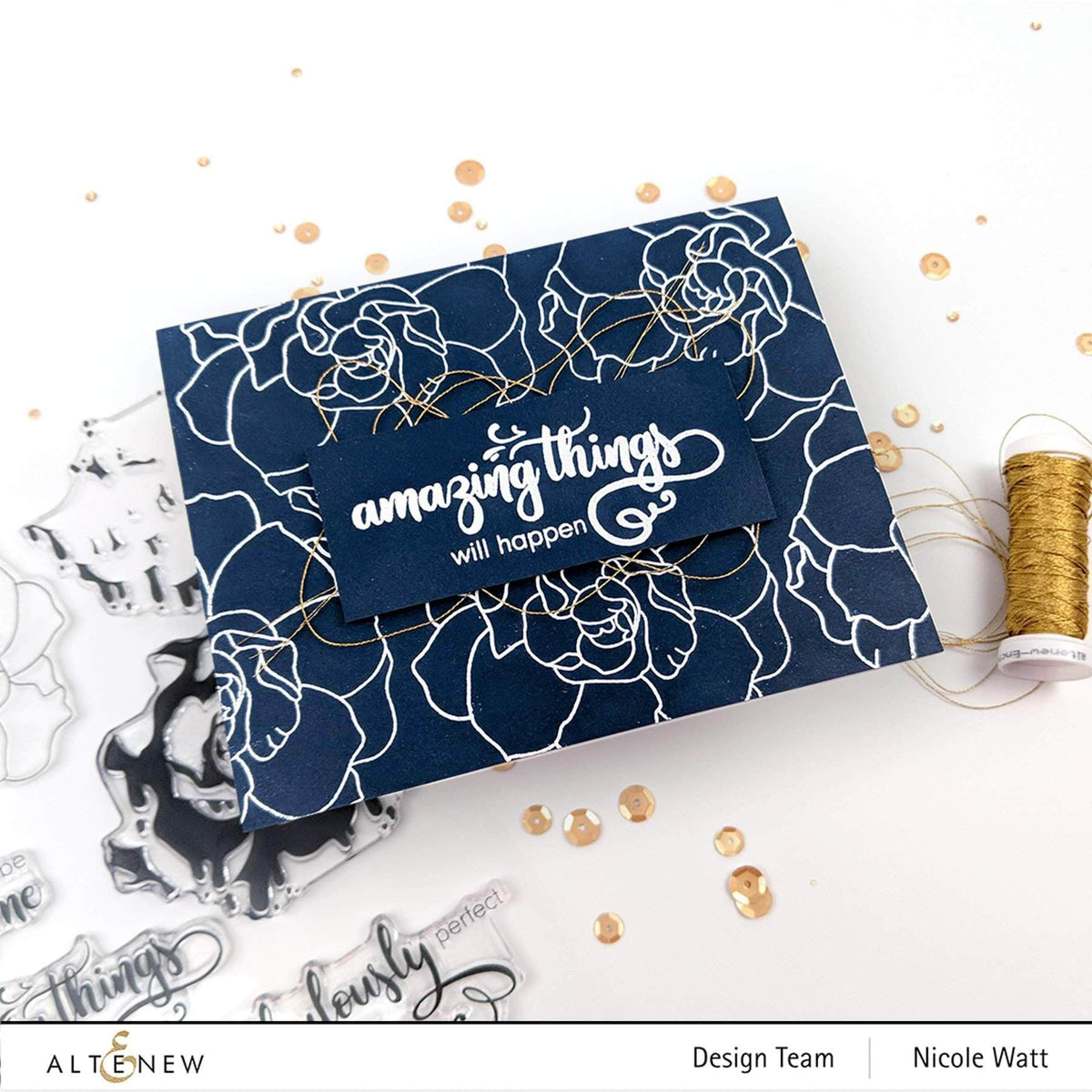 Altenew Creativity Kit Featurette Add Texture with Stitching Class