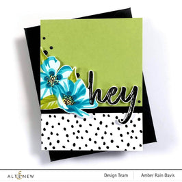 Altenew Creativity Kit Featurette Adding a Dark Background Over Stamped Images Class