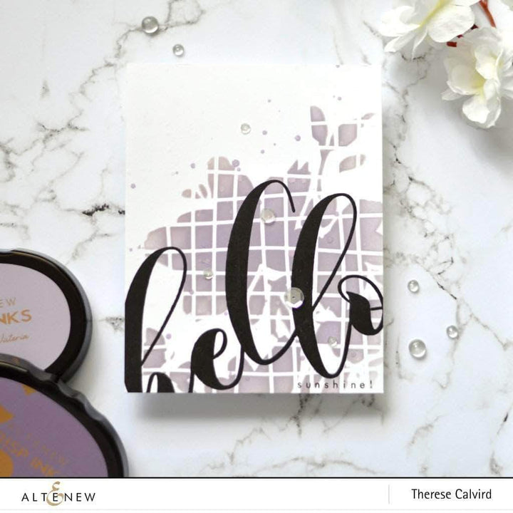 Altenew Creativity Kit Featurette Adding Color to Solid Image Stamps Class