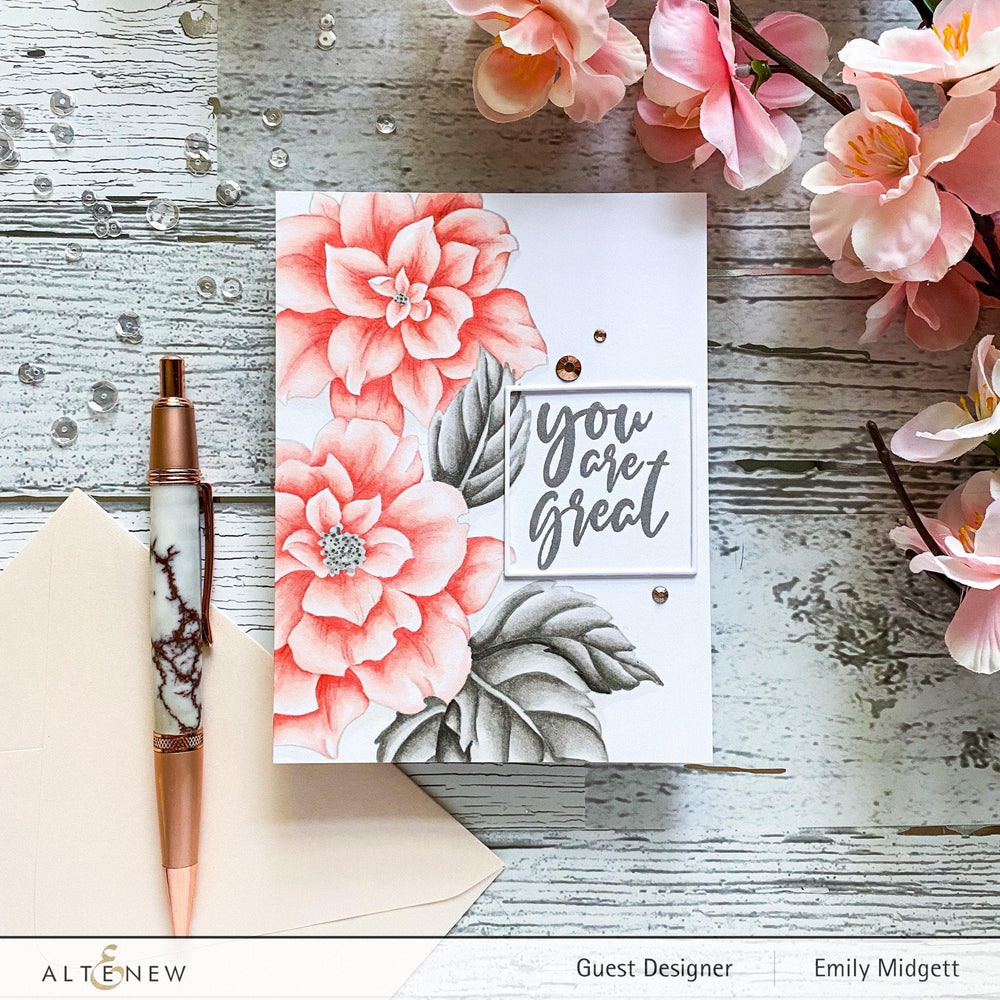 Altenew Creativity Kit Featurette Adding Depth to Watercolor Using Pencils Class