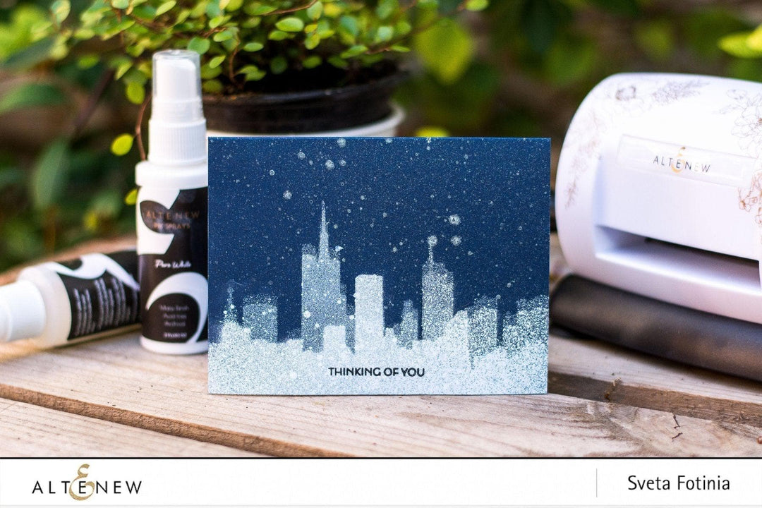 Altenew Creativity Kit Featurette Adding Dimension with Heat Embossed Masking Class