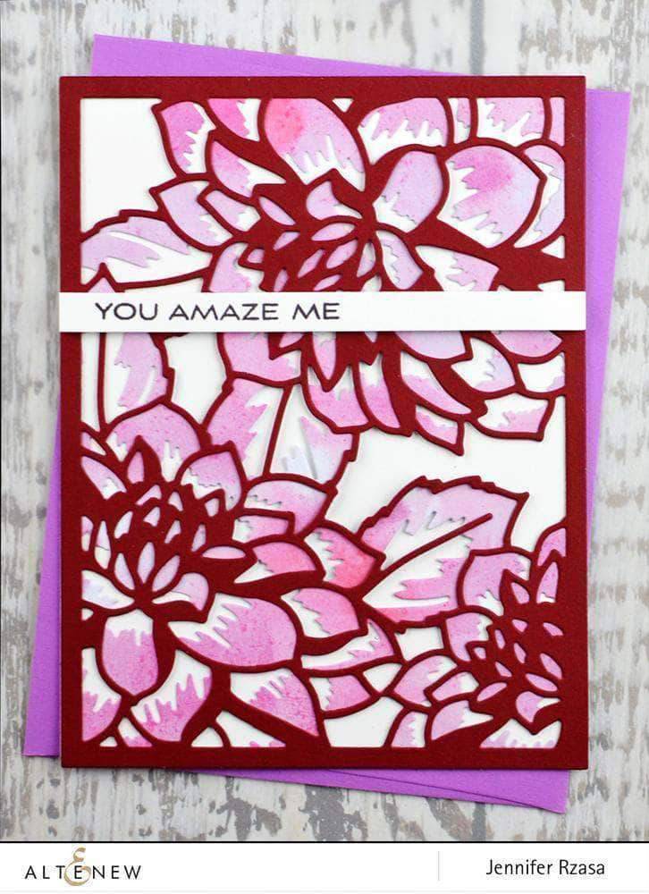 Altenew Creativity Kit Featurette Adding Extra Detail to Cover Dies Class