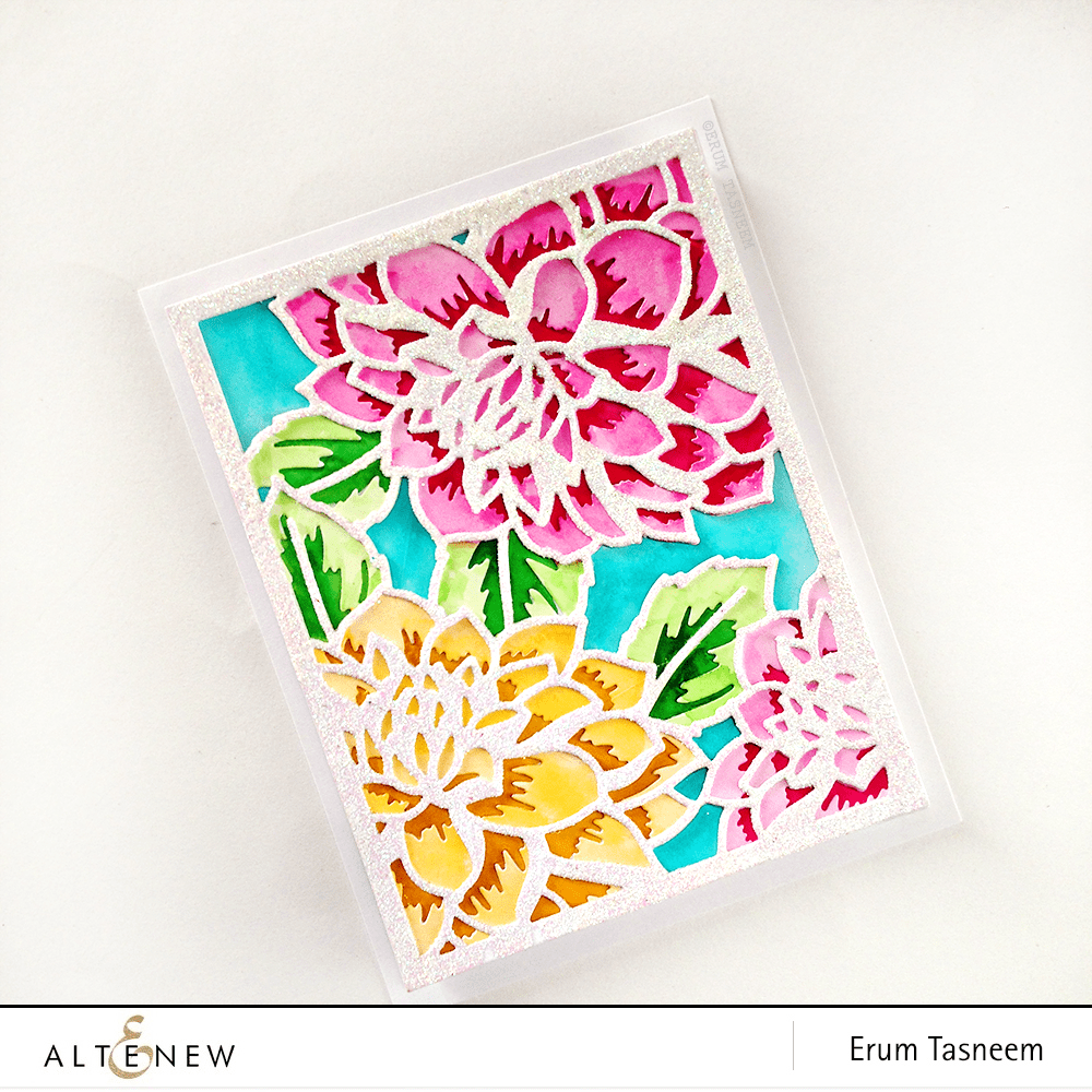 Altenew Creativity Kit Featurette Adding Extra Detail to Cover Dies Class