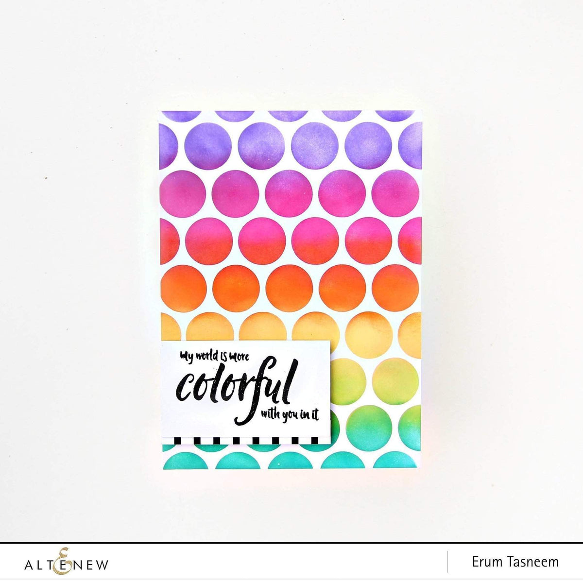 Altenew Creativity Kit Featurette Adding Sparkle to Stamped Images Class