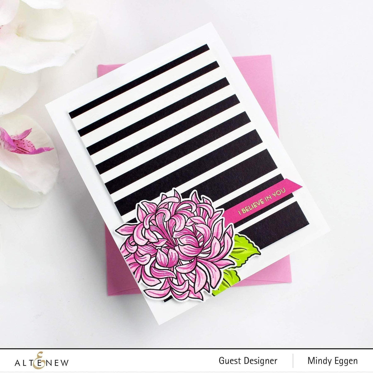 Altenew Creativity Kit Featurette Adding Sparkle to Stamped Images Class