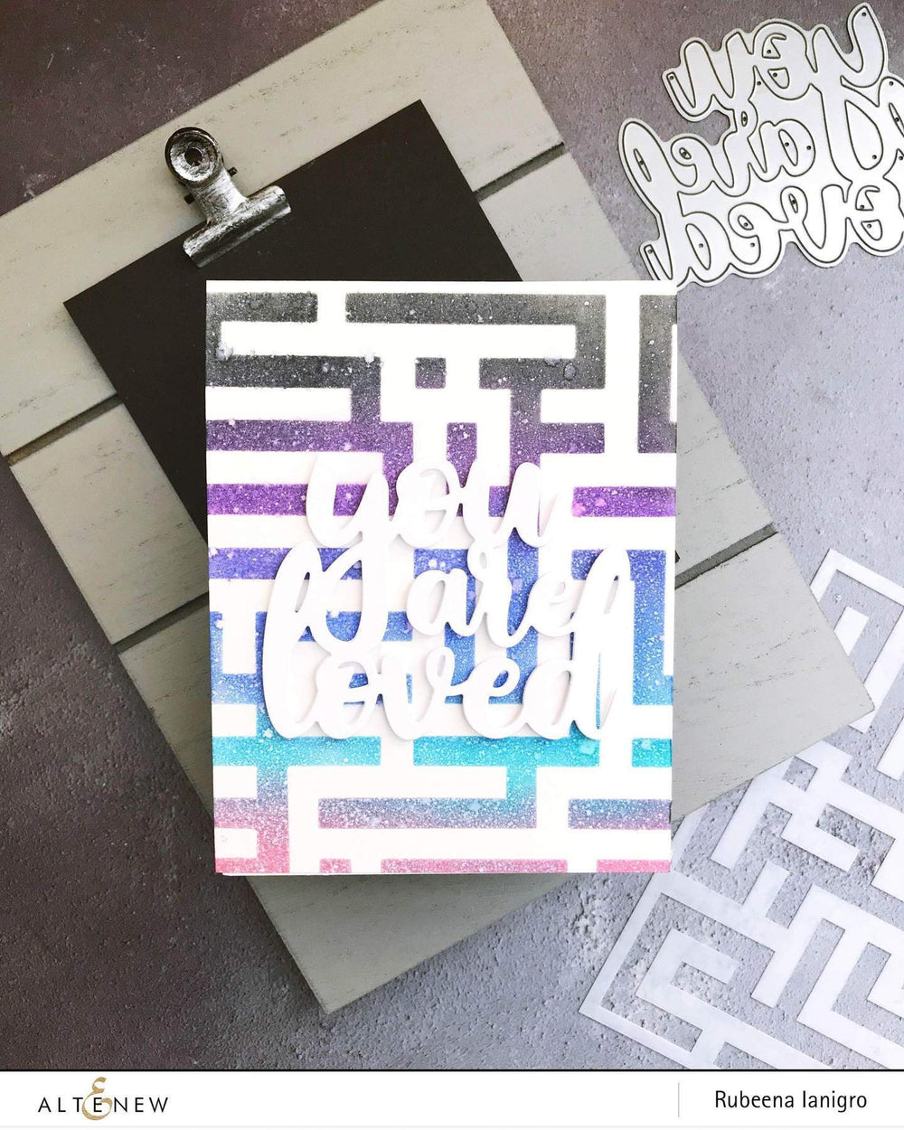 Altenew Creativity Kit Featurette Adding Subtle Dimension to Solid Image Stamps Class