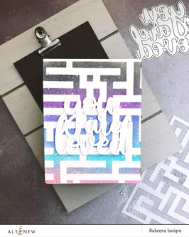 Altenew Creativity Kit Featurette Adding Subtle Dimension to Solid Image Stamps Class