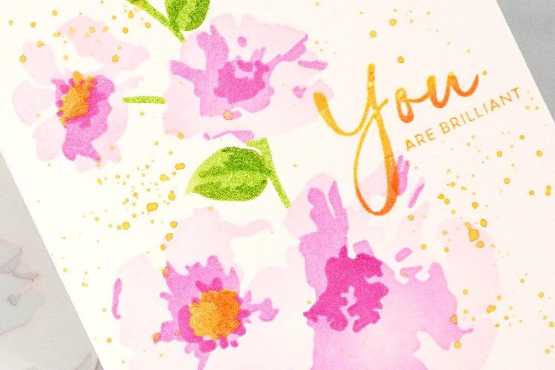 Altenew Workshop All About Layering 7 - Stencil Edition Online Cardmaking Class