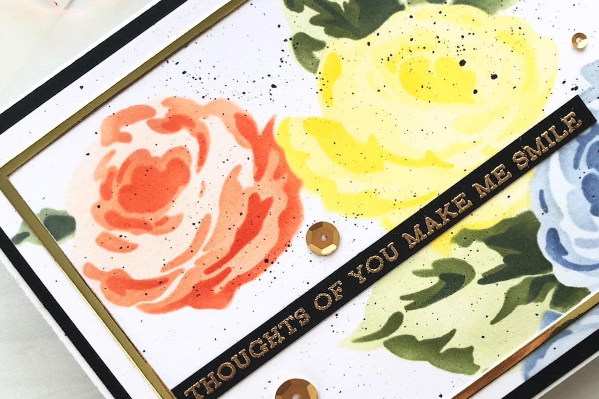 Altenew Workshop All About Layering 7 - Stencil Edition Online Cardmaking Class
