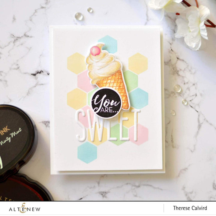 Altenew Creativity Kit Featurette All Over Layered Die-Cut Backgrounds Class