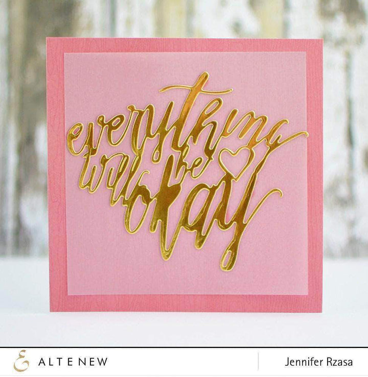 Altenew Creativity Kit Featurette All Over Layered Die-Cut Backgrounds Class