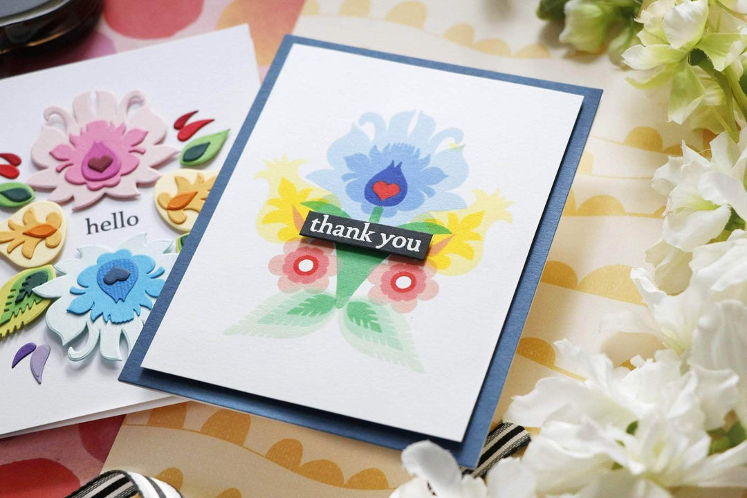 Altenew Creativity Kit Featurette All Over Layered Die-Cut Backgrounds Class