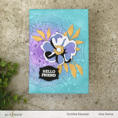 Altenew Creativity Kit Featurette All Over Stamped Backgrounds Class