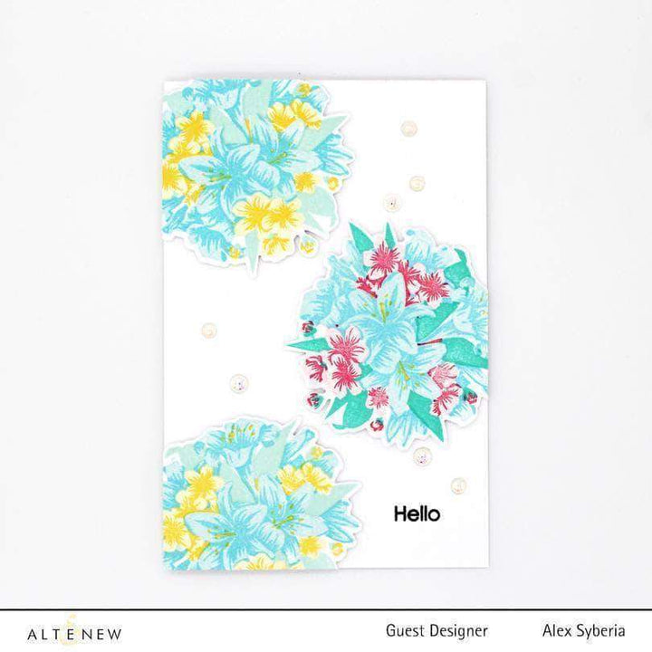 Altenew Creativity Kit Featurette All Over Stamped Backgrounds Class