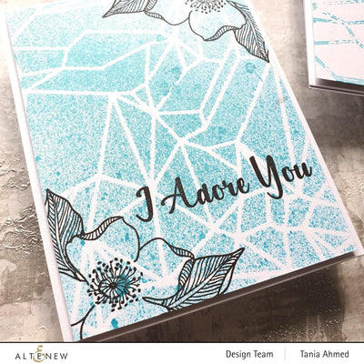 Altenew Creativity Kit Featurette All Over Stamped Die-Cut Backgrounds Class