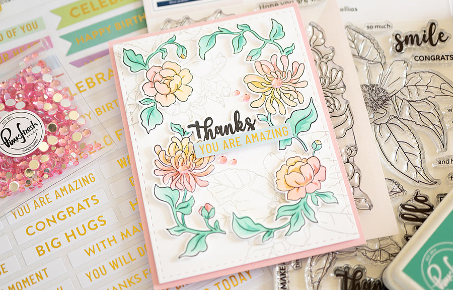 Altenew x Pinkfresh Studio : Posy Party Mix Class Kit class schedule