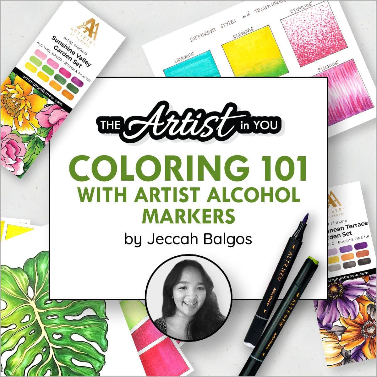 Artist in You: Coloring 101 with Artist Alcohol Markers | Altenew