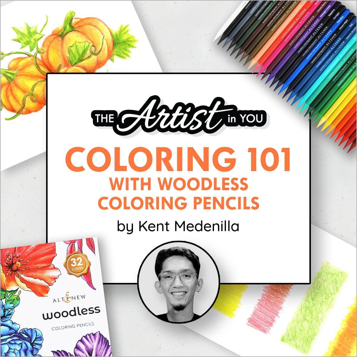 Artist in You: Coloring 101 With Woodless Coloring Pencils