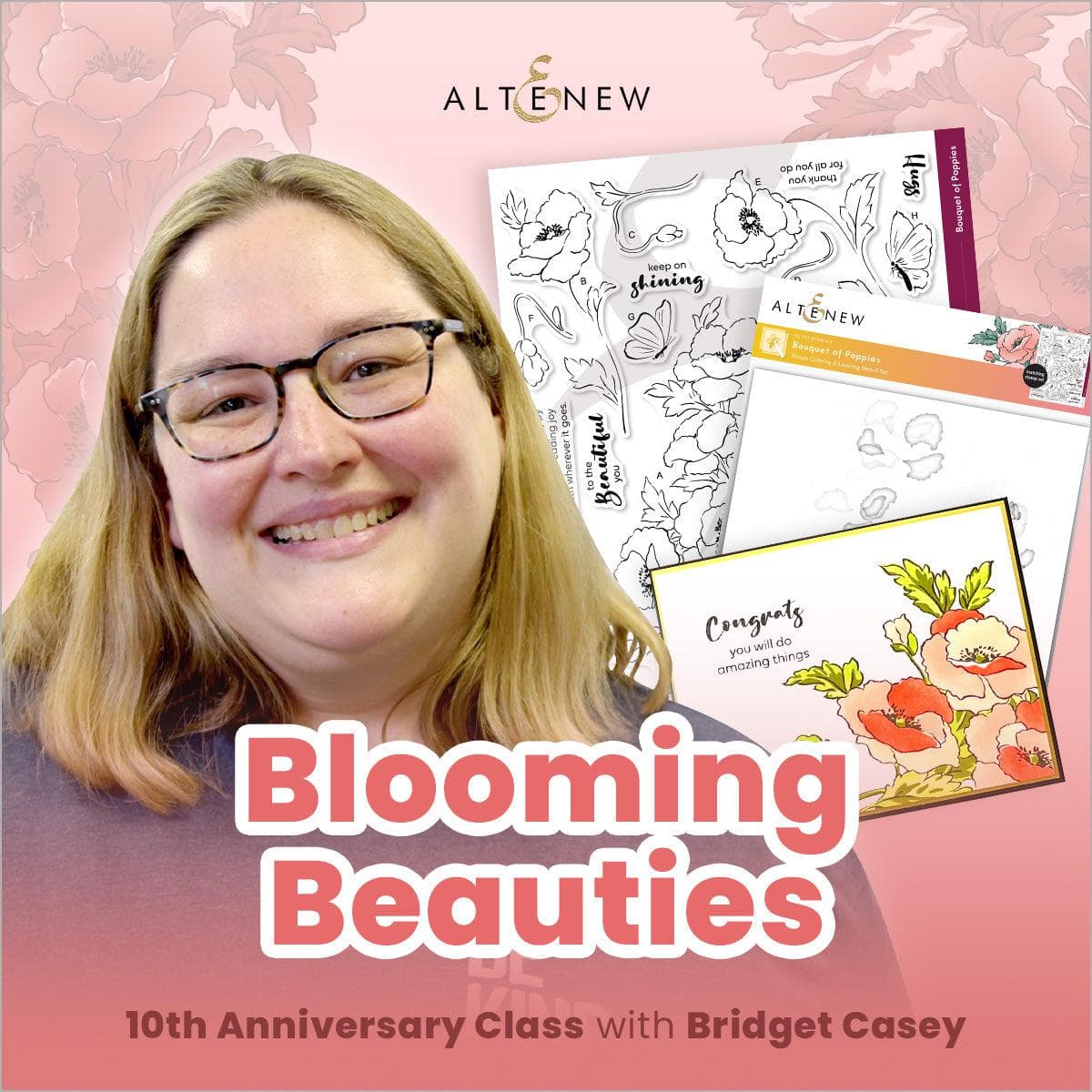 Blooming Beauties Online Cardmaking Class (10th Anniversary Class)