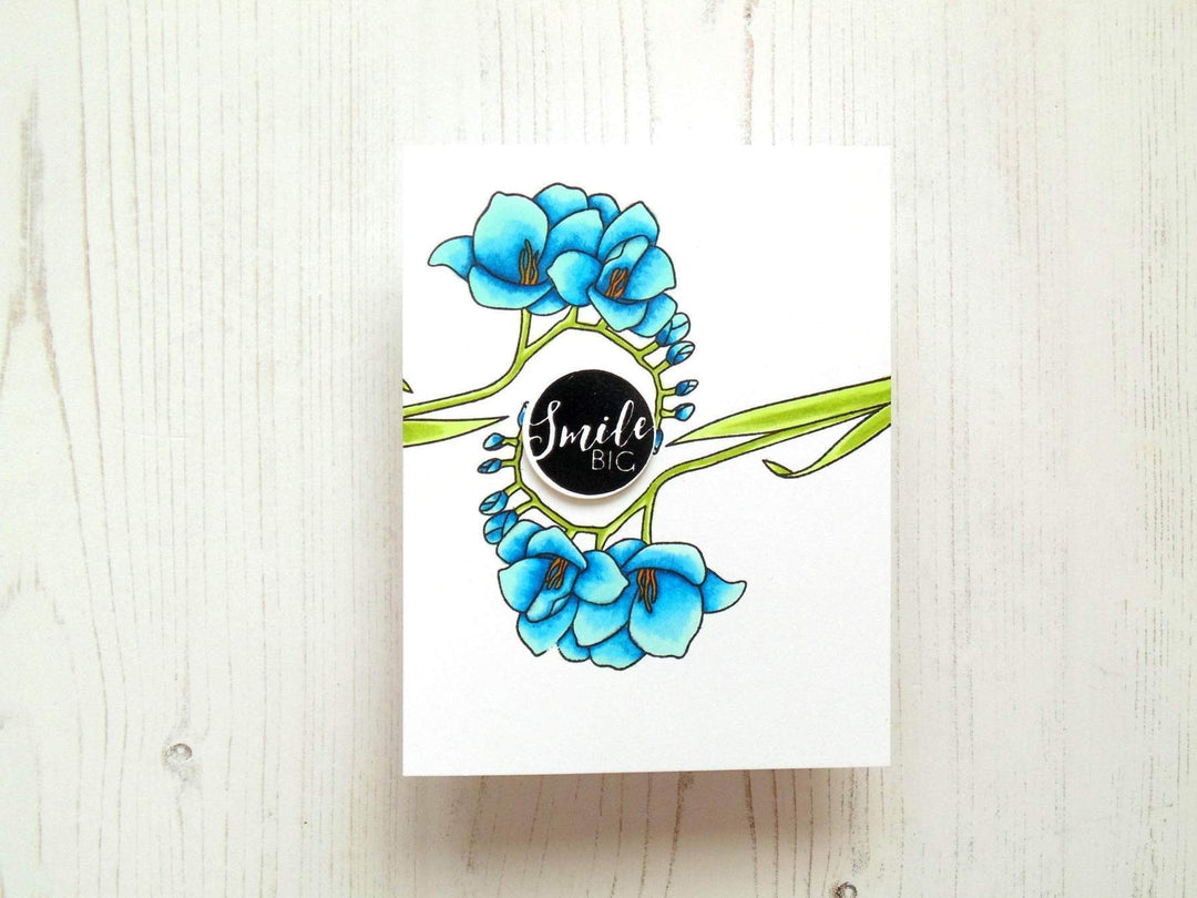 Altenew Creativity Kit Featurette Bold Stamped Sentiment Background Class