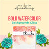 Altenew Creativity Kit Featurette Bold Watercolor Backgrounds Class