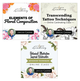 Advanced Techniques With Jaycee Online Cardmaking Class Bundle