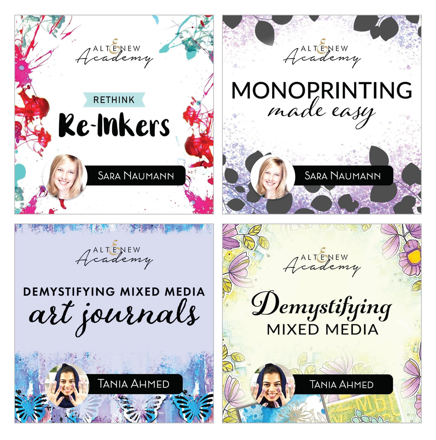 Amazing Mixed Media Online Class Bundle